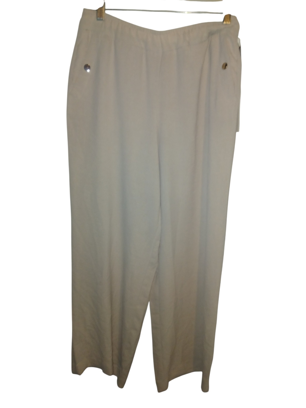 NWT Maison D'amelie 's Straight-Leg Dress Pants in Light Beige 6